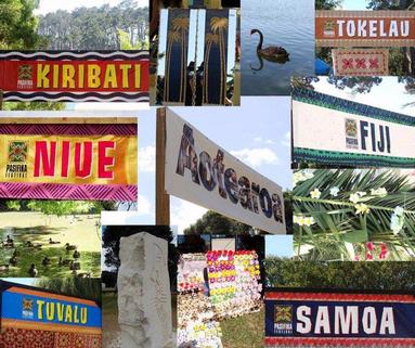  Composition of photos of the Pasifika Festival